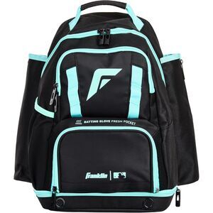 Franklin Gameday Backpack Black Mint NWT Baseball Youth Gear Bag